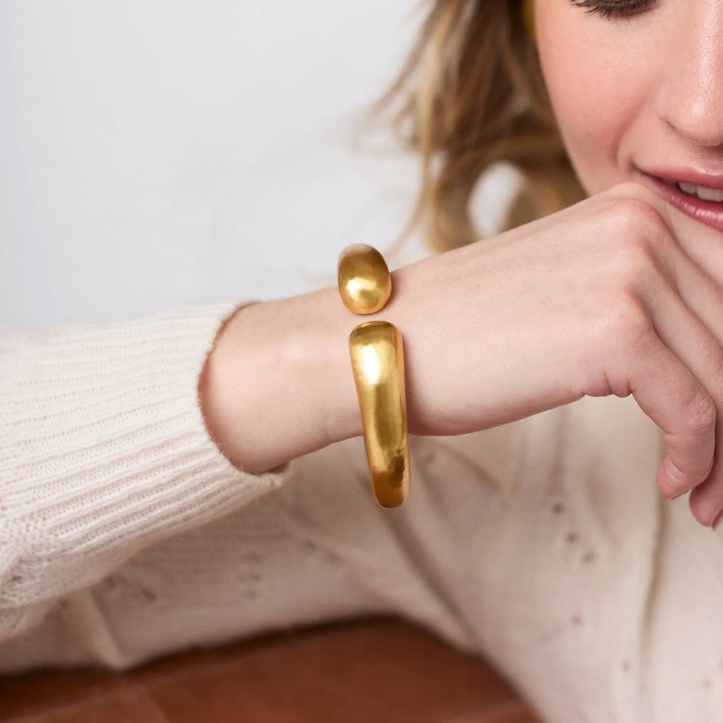 Julie Vos Solara Demi Cuff, Gold